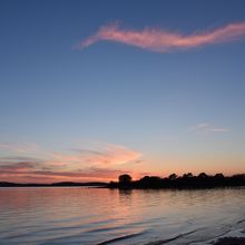 Coucher de soleil du 23 mars 2019...