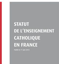 Statut de l'enseignement catholique