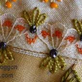 A tutorial How to hand embroider crazy quilt seams - Pintangle
