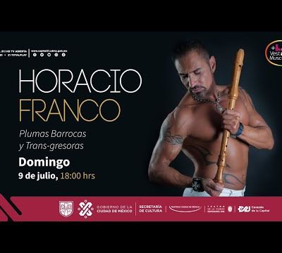 Horacio Franco 'Entre Lenchas, Vestidas y Musculocas': Plumas barrocas y trans-gresoras