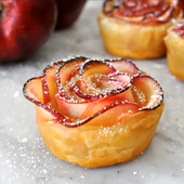 Réaliser un roses aux pommes, un dessert succulent! - C'est fait maison !