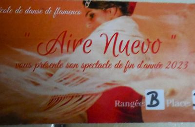 ECOLE DANSE FLAMENCO: AIRE NUEVO 2023 AU THEATRE DE SAMBREVILLE  1ere PARTIE 