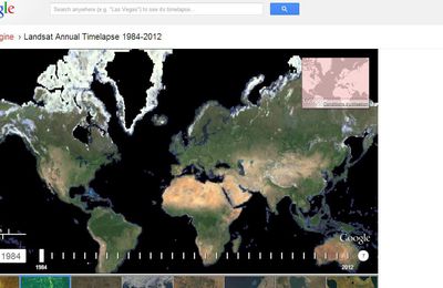 #Maps TimeLapse Google La Terre vue du ciel, de...