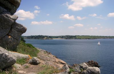 Port Manech, embouchure de l'Aven.