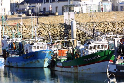 Photographies de bateaux dans les ports de Bretagne...