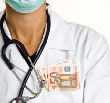 Le salaire net mensuel de départ d’un médecin