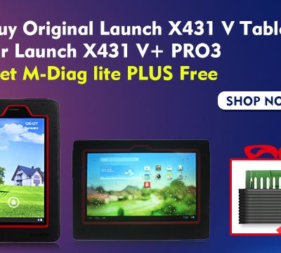 Buy Launch X431 V Or X431 V+ Pro, Get Free M-DIAG scanner as gift 