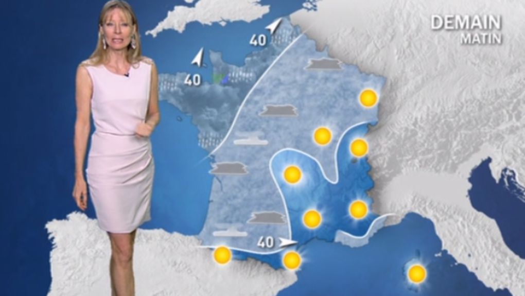 2013 01 08 - FLORENCE KLEIN - FRANCE 3 - LA METEO @20H00