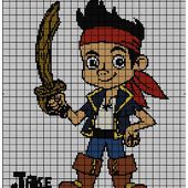 grille gratuite Jake de Jake et les pirates - Les délices de Mag