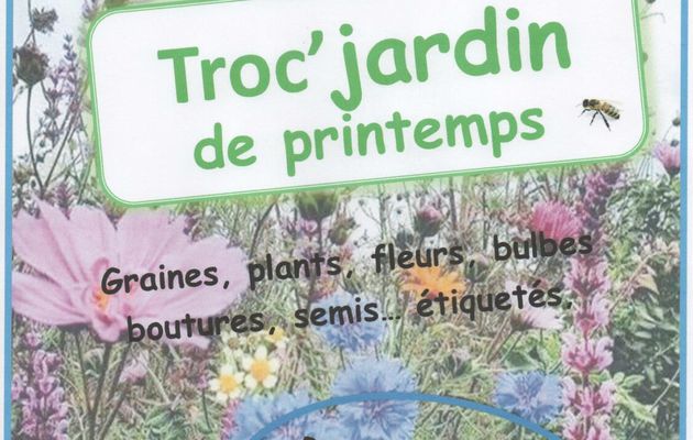 14 avril 2024 : marché de printemps et troc'jardin à Jupilles