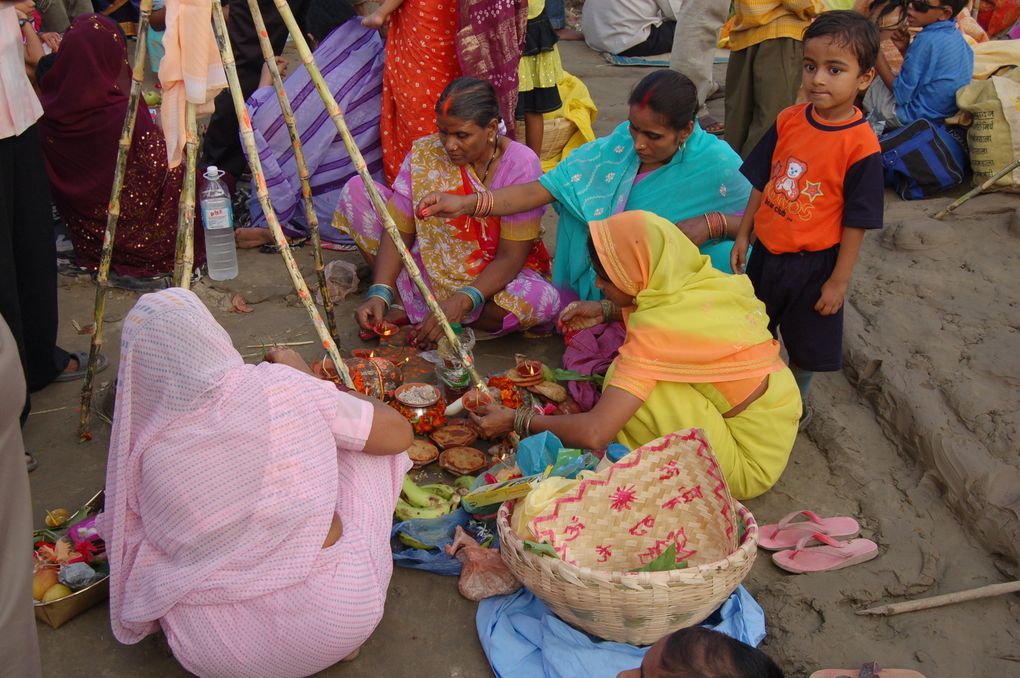 Chaat Puja en hommage au Dieu Soleil 