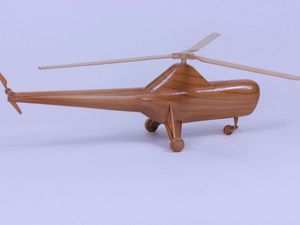 Sikorsky H5 (S.51) (échelle : 1/39°, bois : bouleau)