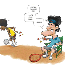 Monfils et Federer, la suite...