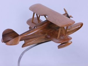 Grumman J2F Duck (échelle : 1/33°, bois : hoyer, merisier)