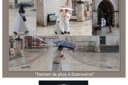 Instant de pluie sur Dubrovnick