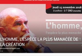 L'HOMME, L'ESPÈCE LA PLUS MANACÉE DE LA CRÉATION