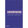 Le livre: que faire?