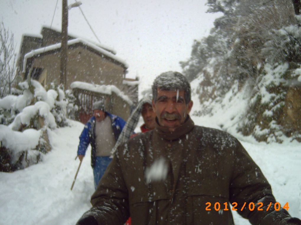 souvenir de la tempête de neige en février 2012 a Tifra