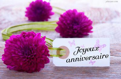 Joyeux Anniversaire Bernadette Chez Manou