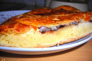 Galette amandes poires chocolat