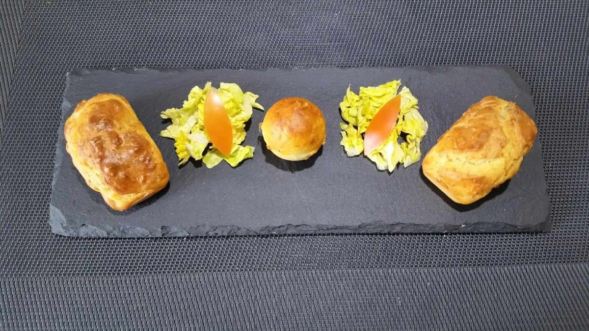 POP CAKES AUX LARDONS ET NOIX