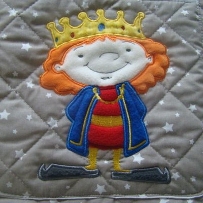 Roi Arthur  en appliqué