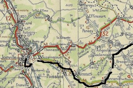 LIGNE CHEMIN DE FER BRIENNE-SORCY - 1892