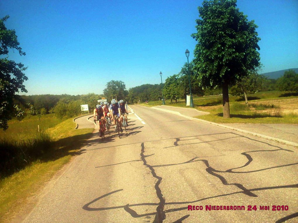 parcours de 110km, depart et arrivée à Niederbronn avec arret à Mouterhouse.