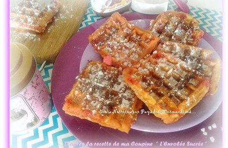 Les Gauffres aux Pralines Roses Sandrine