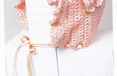 Tutoriel crochet gratuit : layette bonnet pour bebe a croquer