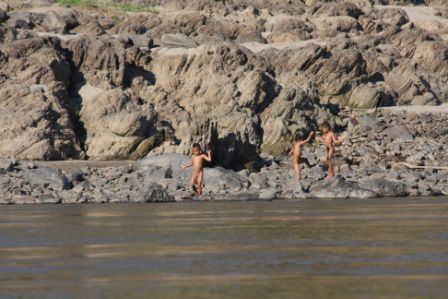 frontière thai et descente du mekong jusque luang prabang