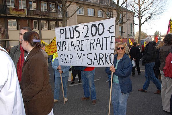 Quelques photos de la manifestation de Rouen le 19 mars 2009. 55000 personnes dans le cortège...