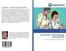 Livre : Urostomie - Témoignage d'un patient