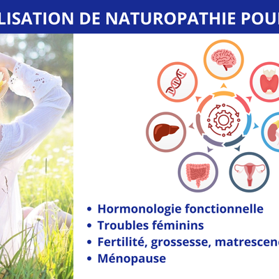 Perfectionnement naturopathie et santé feminine