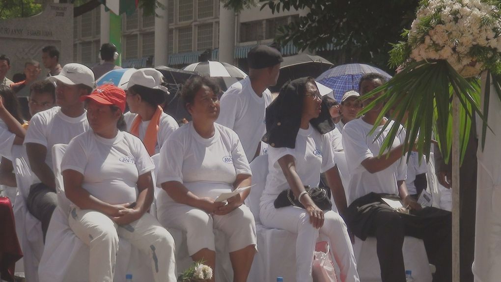 Commémoration des 4 ans de la tuerie devant le Palais d'Ambohitsorohitra. Photos: Andry Rakotonirainy