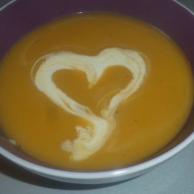 Velouté de courge longue de Nice