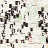 Carte des accidents mortels dans le Loir et Cher - Violence Routière 41 - Bougez autrement à Blois - Bougez autrement dans le val de Loire -