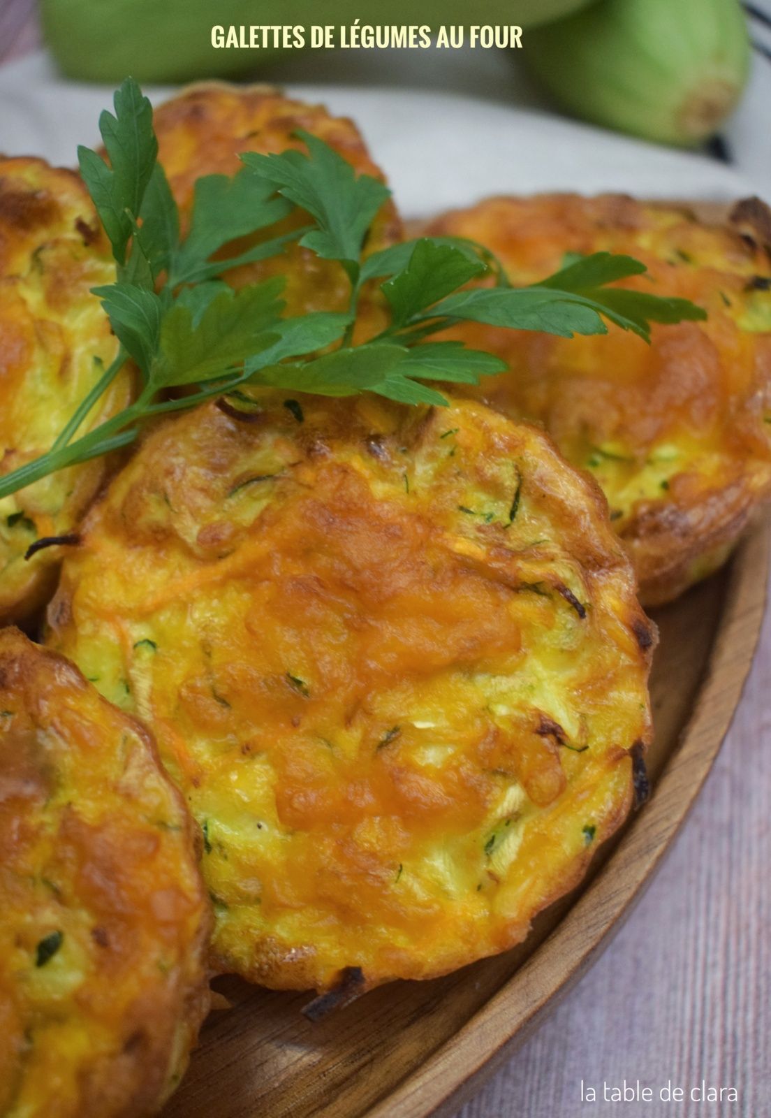 Galettes légumes four