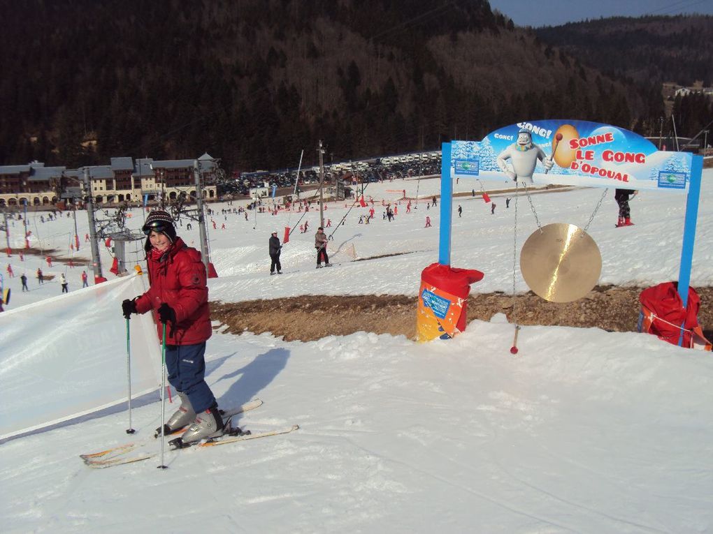 Carnaval 2011 - douce et superbe semaine de ballades, de fêtes, de luge et de ski à Xonrupt/GerardMer dans les Vosges.