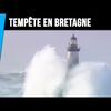Tempête sur la pointe de la Bretagne