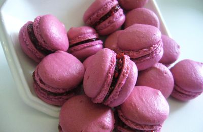 Macarons à la framboise