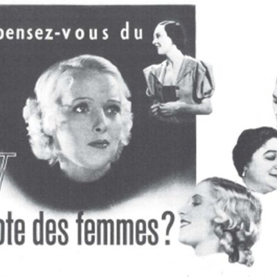 Des actrices et du droit de vote des femmes dans les années 1930
