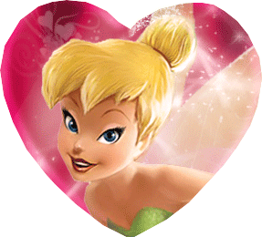 Fée Clochette - Peter Pan - Disney - Dessin animé - Gif scintillant - Gratuit