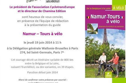 Des cyclites belges vont débarquer à Tours ! une fois !