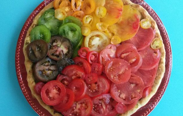 Tarte à la tomate Kaléidoscope