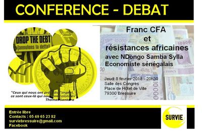 Conférence CFA et résistances africaines