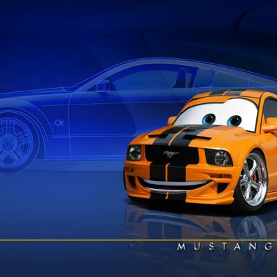 Cars - Film - Mustang - Dessin animé - Les Bagnoles - Wallpaper - Free