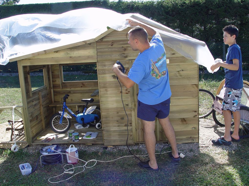 Construction de la cabane de SACHA