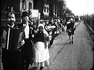 Défilés du Carnaval entre 1950 et 1955 à Algrange