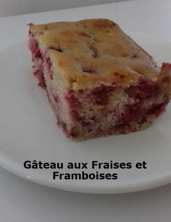 Gâteau aux Fraises et Framboises